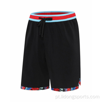 Verão masculino de basquete de moda shorts de ginástica respirável